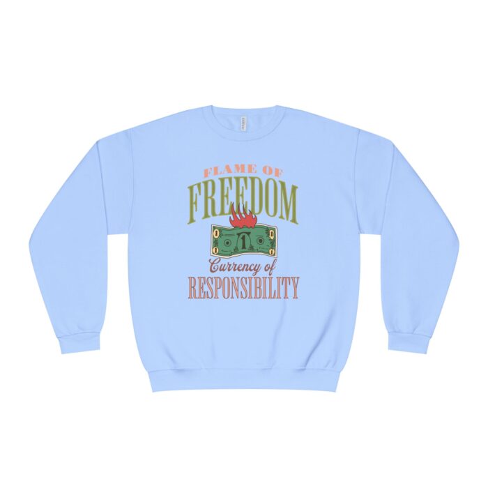 Currency of freedom Unisex NuBlend® Crewneck Sweatshirt - Image 21