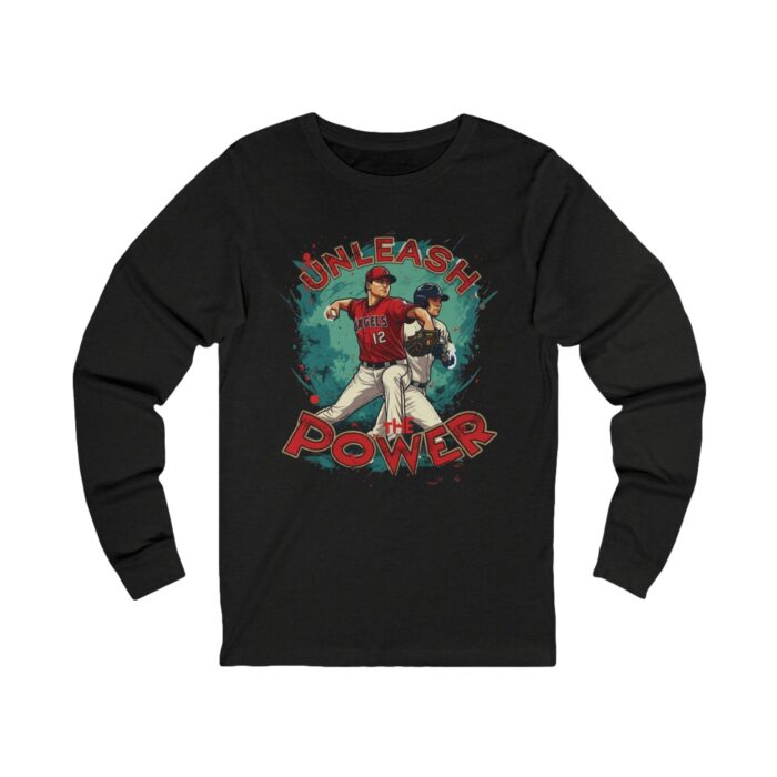 Unleash the power Unisex Jersey Long Sleeve Tee - Image 5