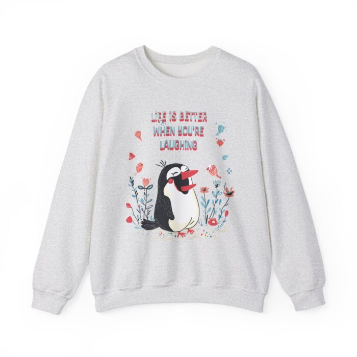Life is better when you're laughing Unisex Heavy Blend™ Crewneck Sweatshirt