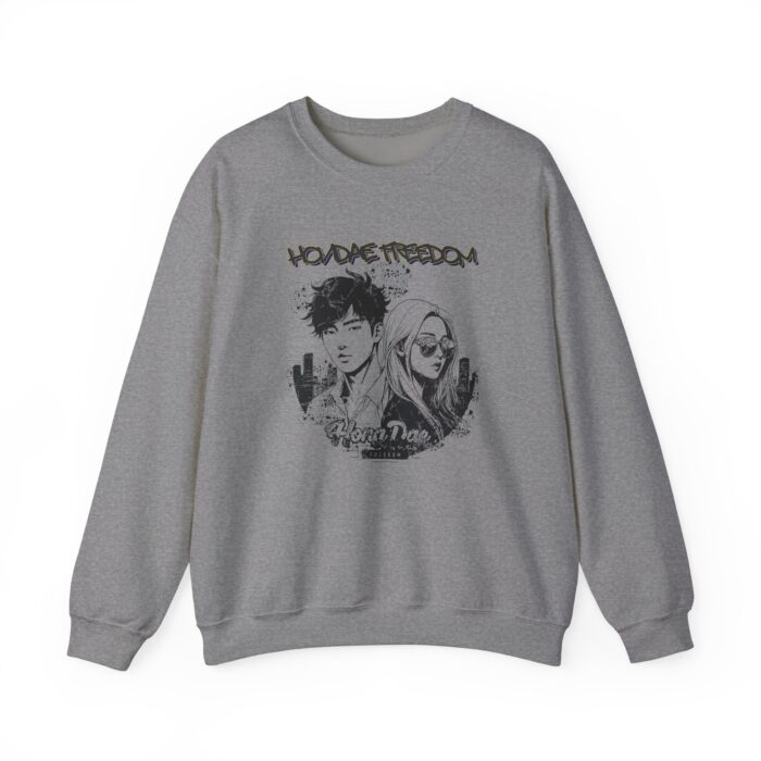 HongDae Freedom Unisex Heavy Blend™ Crewneck Sweatshirt - Image 13