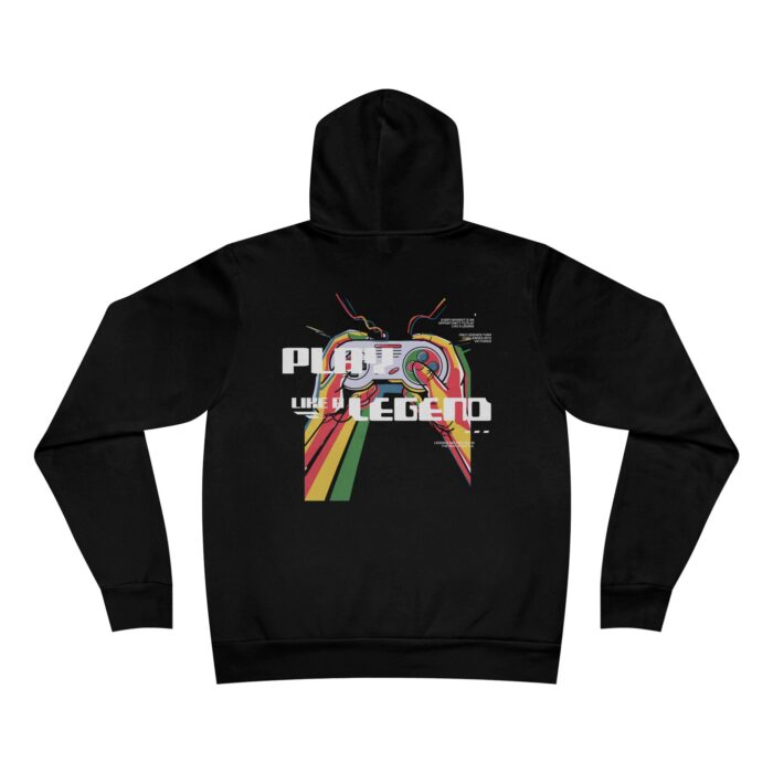 Play like a legend Unisex Sponge Fleece Pullover Hoodie - Image 2