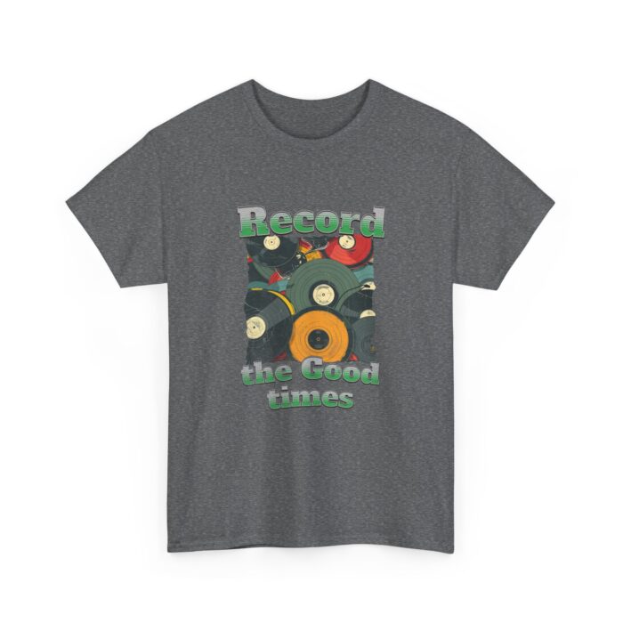 Record the good times Unisex Heavy Cotton Tee - Image 15