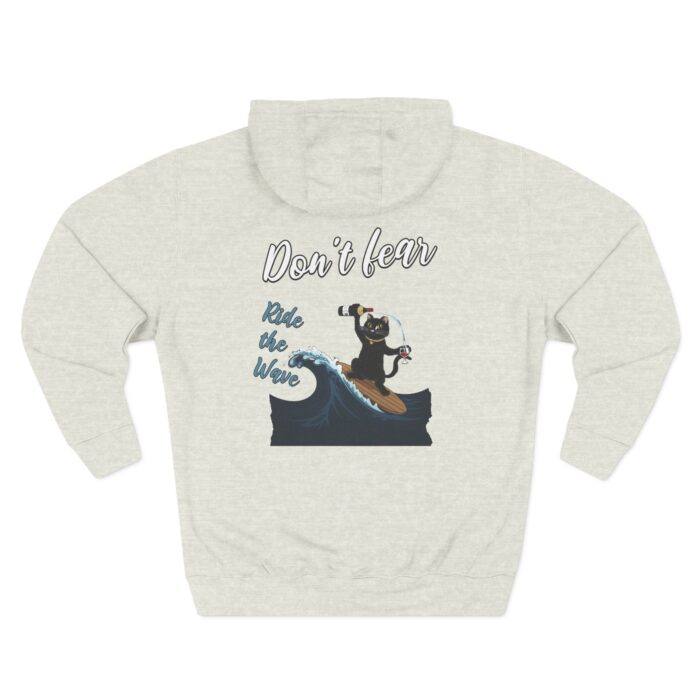 Ride with wave Three-Panel Fleece Hoodie - Image 14