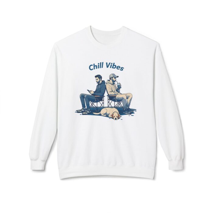 Chill Vibes Unisex Midweight Softstyle Fleece Crewneck Sweatshirt