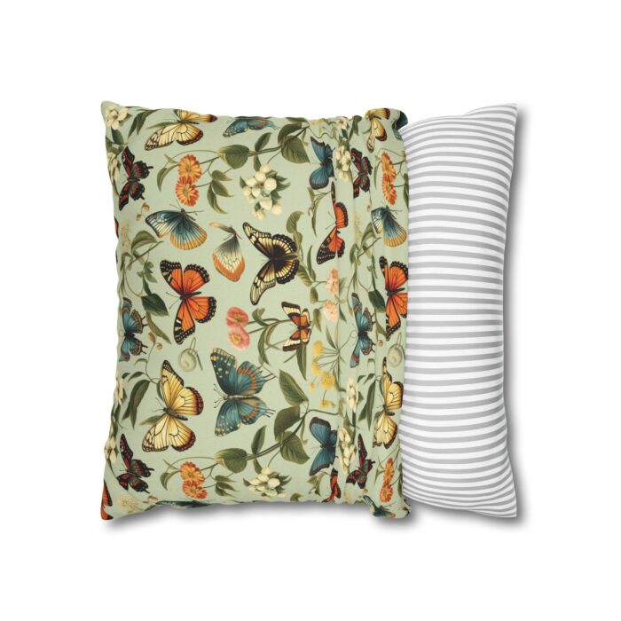 Butterfly Spun Polyester Square Pillowcase - Image 6