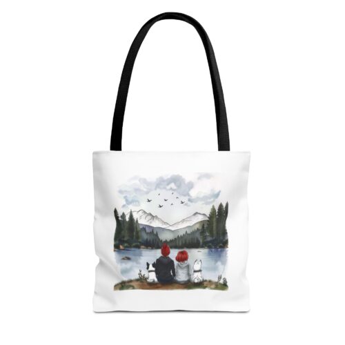 Two dogs, you and me Tote Bag (AOP)