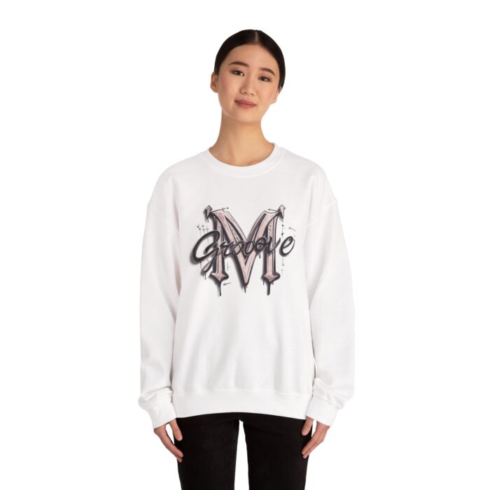 Crewneck Sweatshirt - Luxury Groove Lettering Design - Image 4