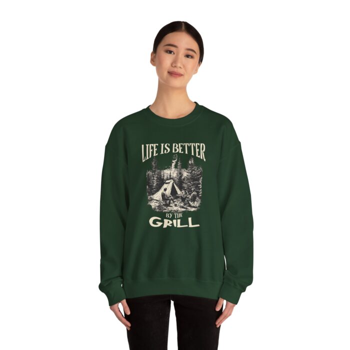 Life is better Unisex Heavy Blend™ Crewneck Sweatshirt - Image 16