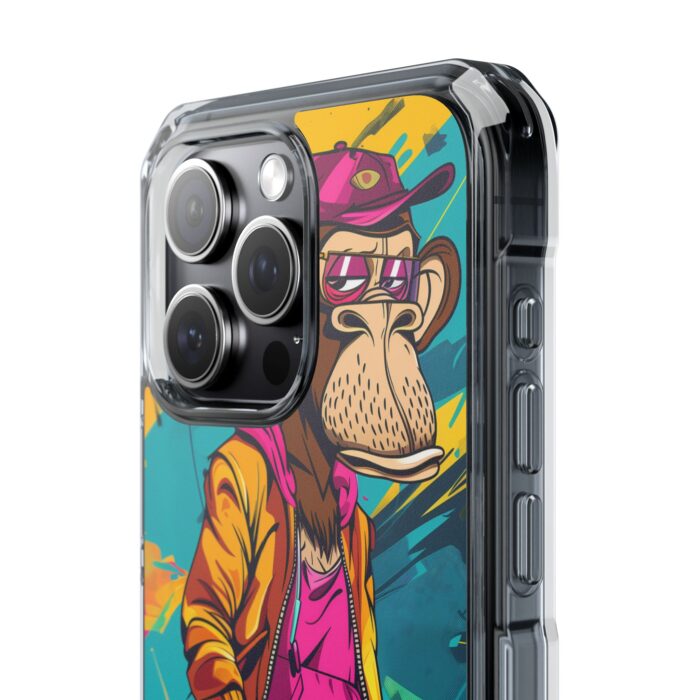 Stylish Ape Magnetic Clear Impact Cases - Image 16