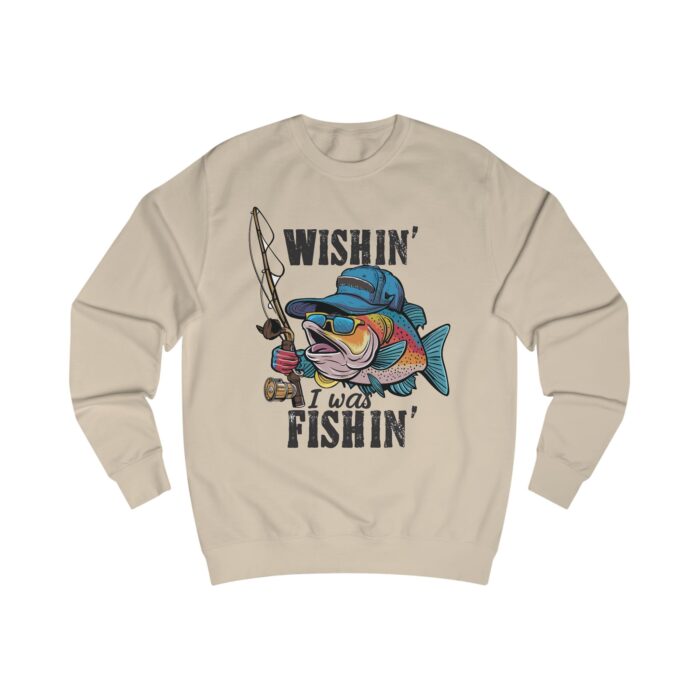 Wishin' I was Fishin' Unisex Sweatshirt - Image 5