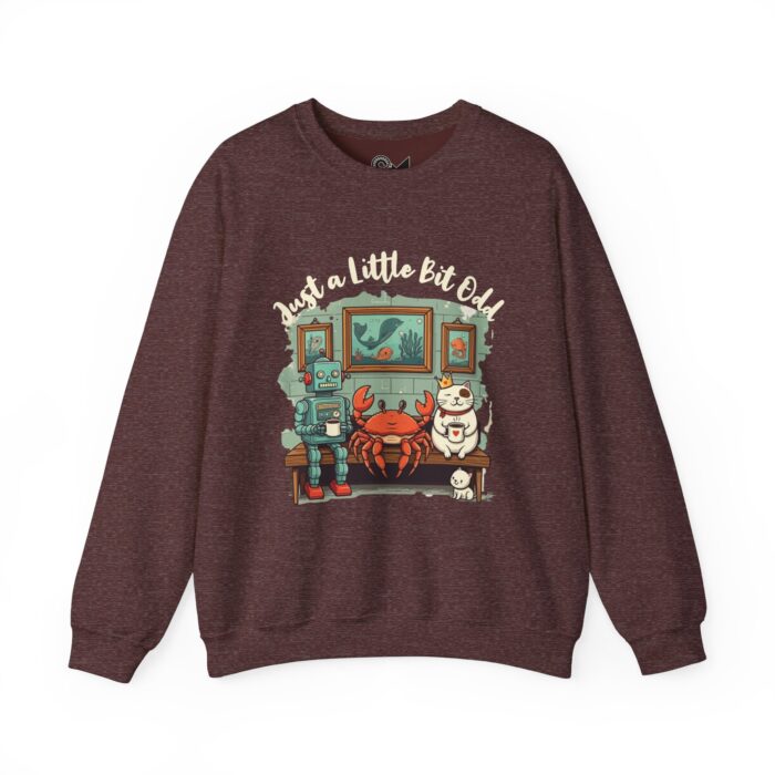 Just a little bit odd Unisex Heavy Blend™ Crewneck Sweatshirt - Image 5
