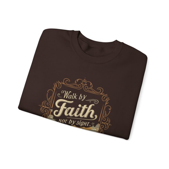 Walk by Faith Unisex Heavy Blend™ Crewneck Sweatshirt - Image 7