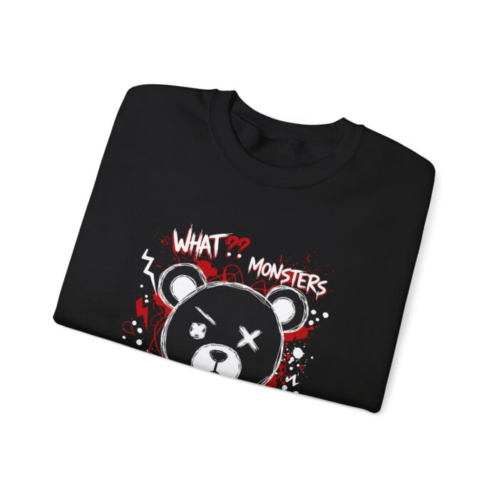 What! monsters as you wish Unisex Heavy Blend™ Crewneck Sweatshirt - Image 3