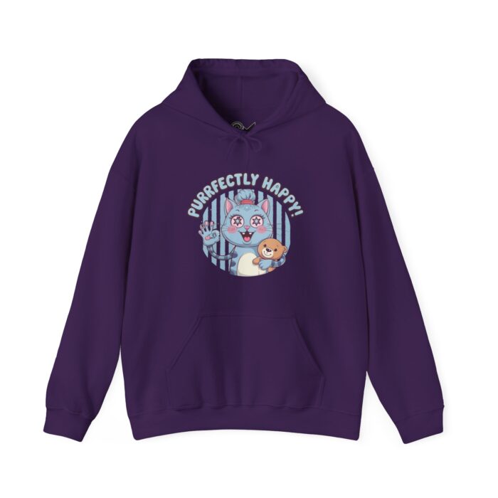 Purrfectly happy Unisex Heavy Blend™ Hooded Sweatshirt - Image 25