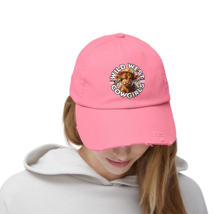 Wild West Cow Girls Unisex Distressed Cap - Image 28