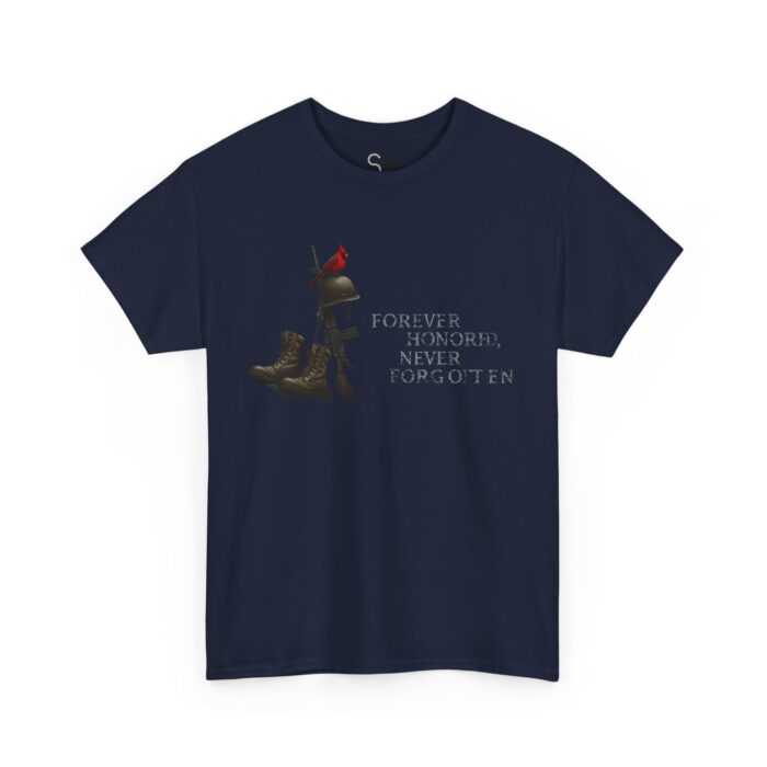 Forever honored, never forgotten Unisex Heavy Cotton Tee - Image 23