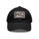 Elegantly wasted Hat with Leather Patch (Rectangle)