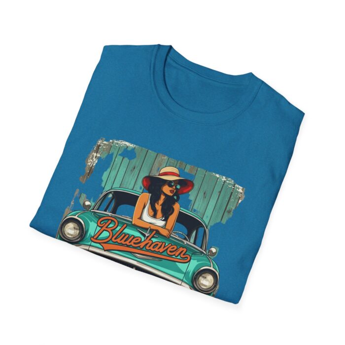 Blue haven Unisex Softstyle T-Shirt - Image 24