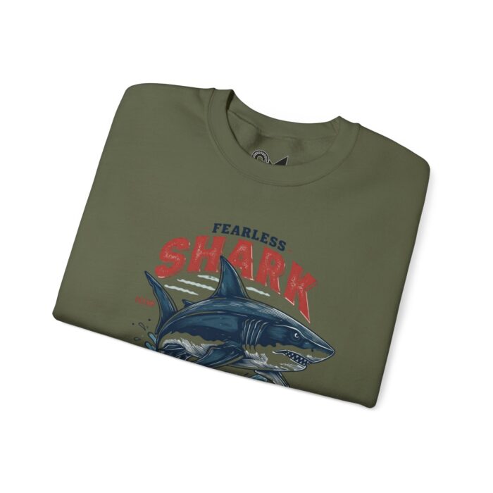 Fearless shark Unisex Heavy Blend™ Crewneck Sweatshirt - Image 15