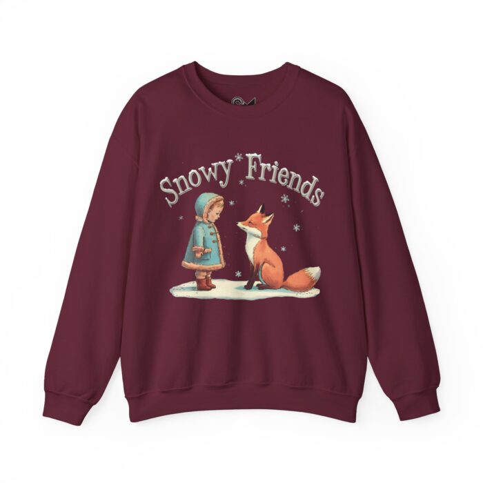 Snowy Friends Unisex Heavy Blend™ Crewneck Sweatshirt - Image 9