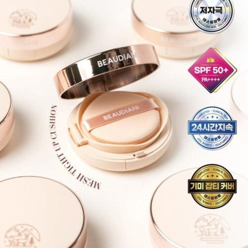 BEAUDIANI Crew Pact Duty Free Shop Pore Coverage Crew Solid Water Glow Radiant Foundation Cover Cushion Pact Foundation Cushion Pact Cushion Foundation Mesh Cushion 12g #Natural Daily No. 1 - EmpressKorea