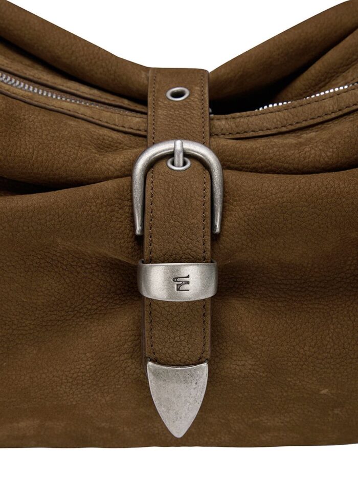BELTED HOBO_chestnut nubuck - EmpressKorea