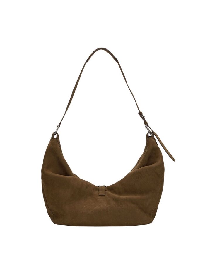 BELTED HOBO_chestnut nubuck - EmpressKorea