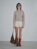 BELTED HOBO_chestnut nubuck - EmpressKorea
