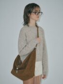 BELTED HOBO_chestnut nubuck - EmpressKorea
