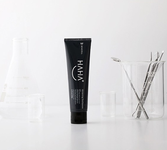 BENECELL Whitening toothpaste developed by Seoul National University Dental School + Removes bad breath + Fluoride-free + Pregnancy toothpaste Benecell Haha toothpaste  120g - EmpressKorea