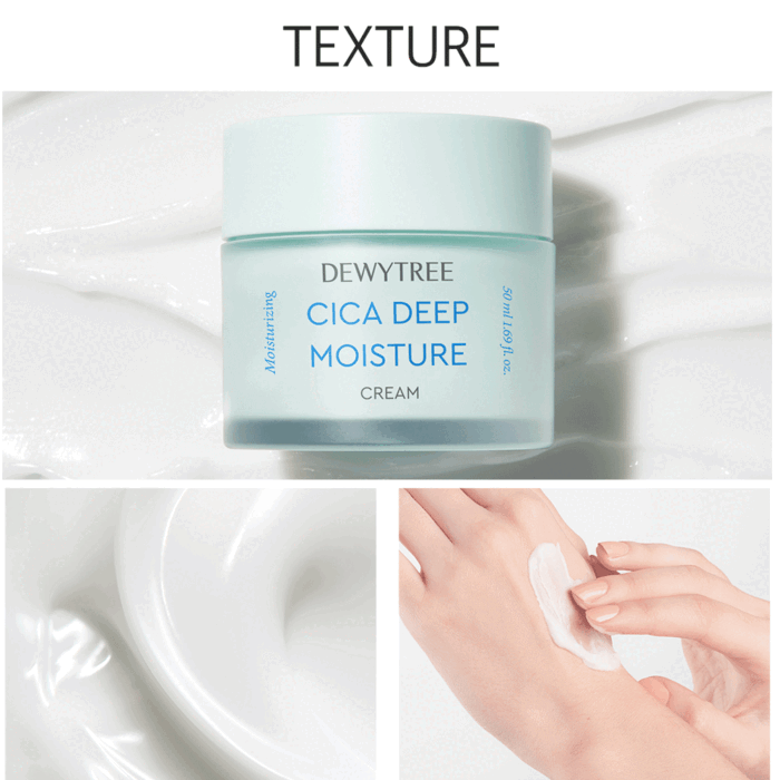 DEWYTREE Cica Deep Moisture Cream 50ml - EmpressKorea