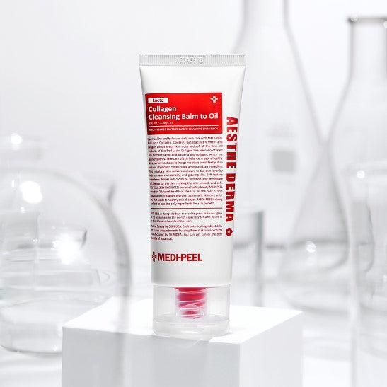 MEDI-PEEL Red Lacto Collagen Cleansing Balm to Oil 100ml - EmpressKorea
