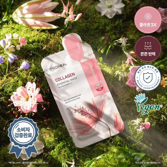 MEDIHEAL Collagen Essential Mask  5pcs - EmpressKorea