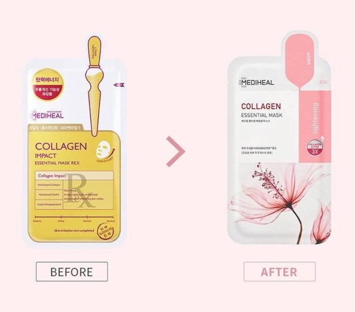 MEDIHEAL Collagen Essential Mask  5pcs - EmpressKorea