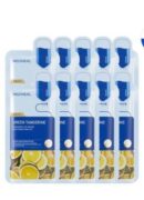 MEDIHEAL Derma Plus Green Tangerine Mask 10 sheets*22ml - EmpressKorea