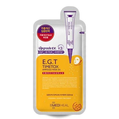 MEDIHEAL E.G.T Timetox Ampoule Mask EX 25ml*10EA - EmpressKorea