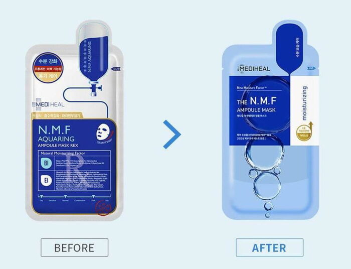 MEDIHEAL N.M.F AMPOULE MASK 27ml*10pcs - EmpressKorea