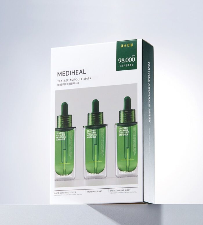 MEDIHEAL Tea Tree Ampoule Mask 10sheets*25ml - EmpressKorea