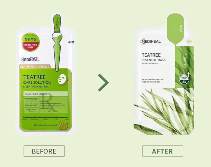 MEDIHEAL Tea Tree Essential Mask  5pcs - EmpressKorea