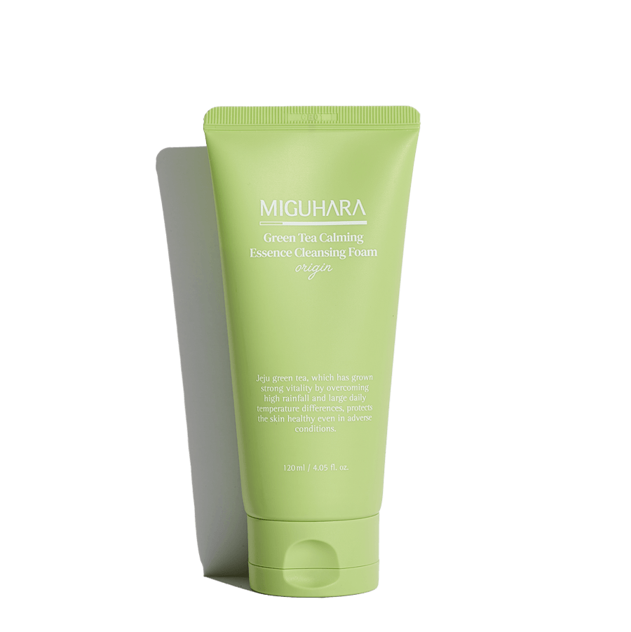 MIGUHARA Green Tea Calming Essence Cleansing Foam Origin 120ml - EmpressKorea