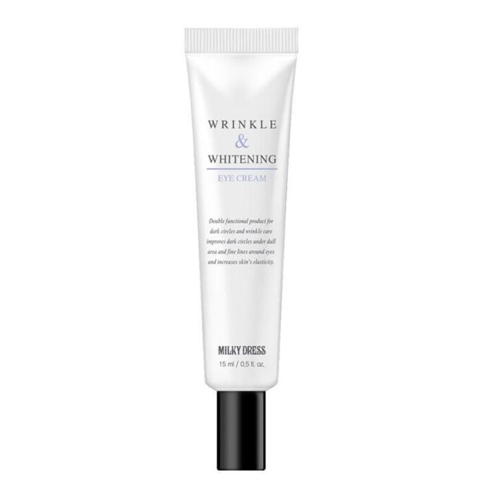 MILKY DRESS Wrinkle & Whitening Eye Cream 15ml - EmpressKorea