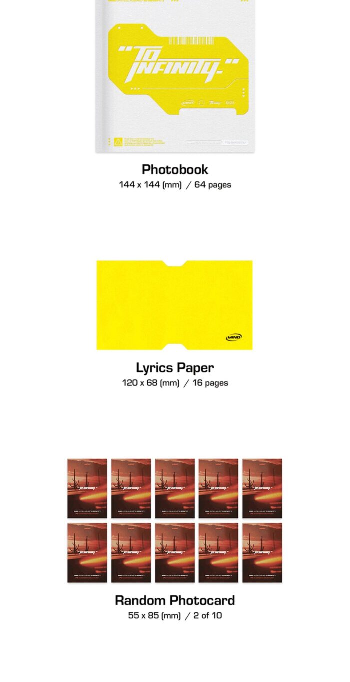 MINO - 3rd Full Album: TO INFINITY - EmpressKorea