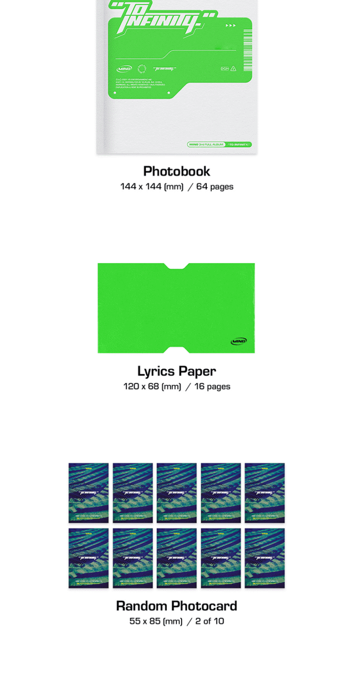 MINO - 3rd Full Album: TO INFINITY - EmpressKorea