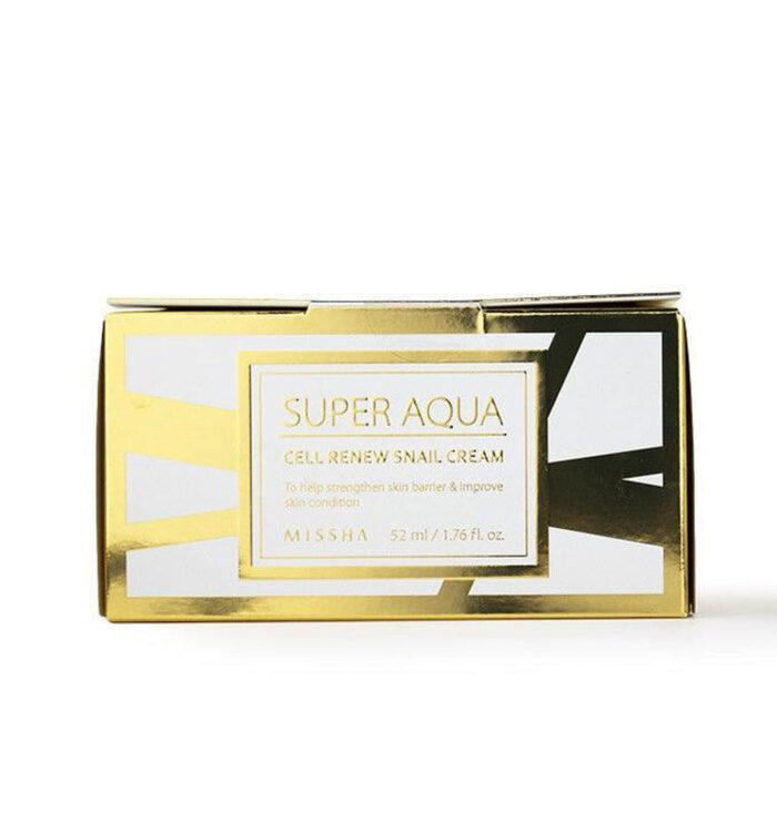 MISSHA Super Aqua Cell Renew Snail Cream 52ml - EmpressKorea
