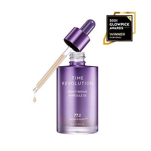 MISSHA TIME REVOLUTION NIGHT REPAIR AMPOULE 5X 70ml - EmpressKorea
