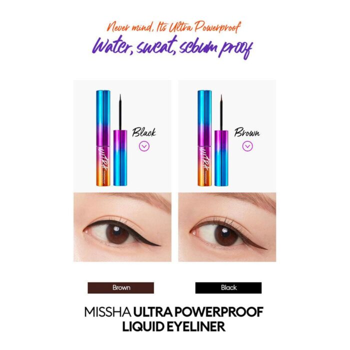 MISSHA Ultra Powerproof Liquid Eyeliner 4g - EmpressKorea