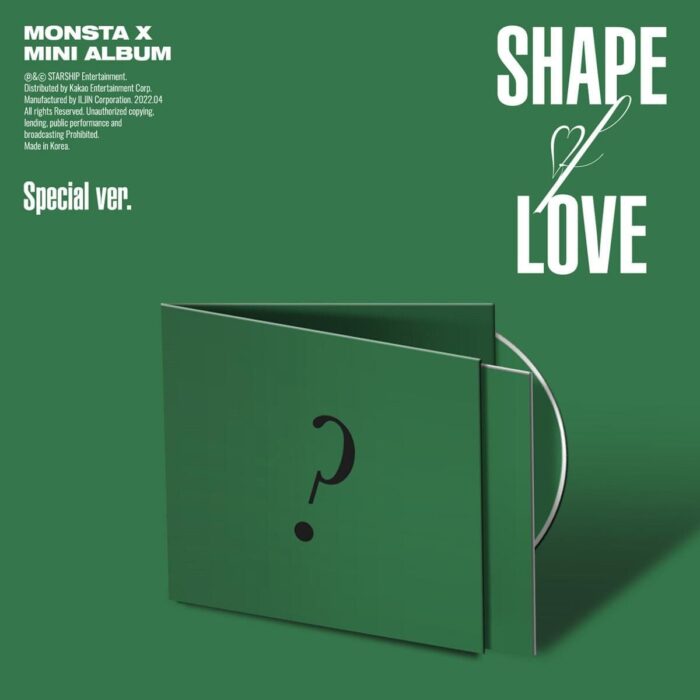 MONSTA X - 11th Mini Album: SHAPE of LOVE (Special Ver.) - EmpressKorea