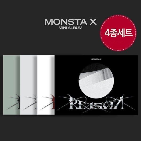 MONSTA X 4 Types Reason Album Vol. 12 REASON Beautiful Liar (Regular) - EmpressKorea