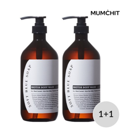 MUMCHIT Biotox Body Wash Soft Blue Soap 1000ml - EmpressKorea
