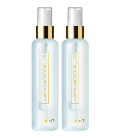 MUMCHIT Hair & Body Mist Soft Blue Soap Fragrance 105ml - EmpressKorea